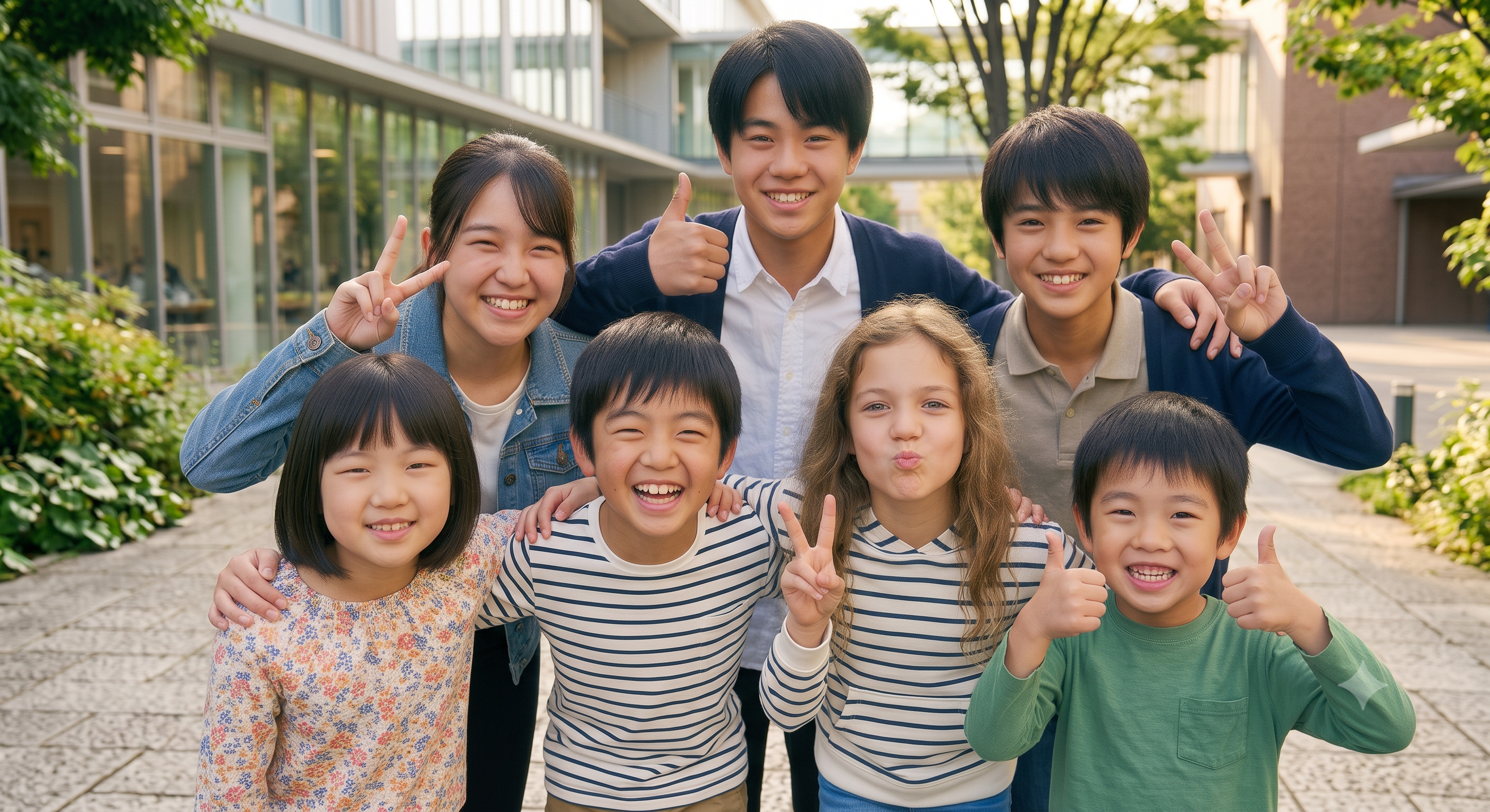 笑顔の子どもたち